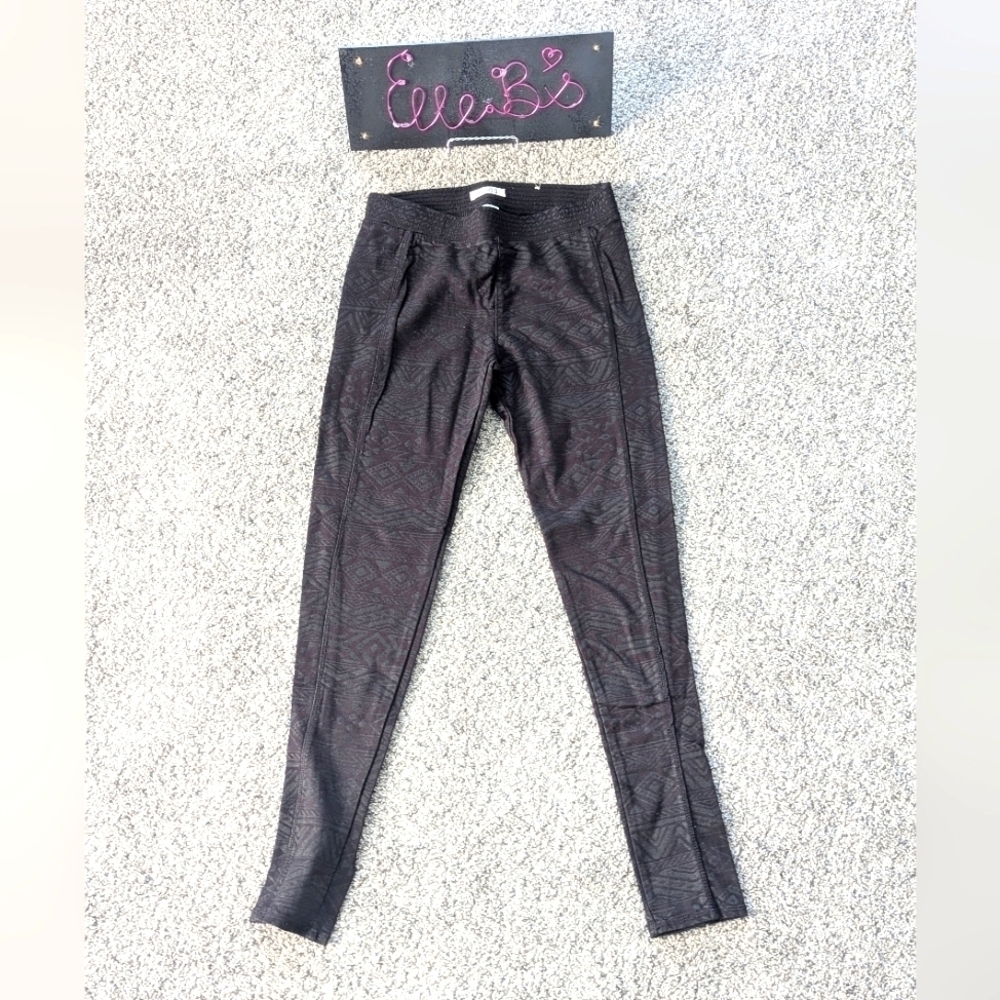 EUC Mudd Black Print Legging S